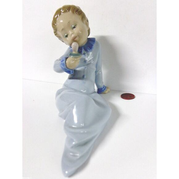 lladro BABY With PACIFIER FIGURINE 8" Child #5099 Porcelain 1980 5th Mark Spain! - Picture 9 of 9